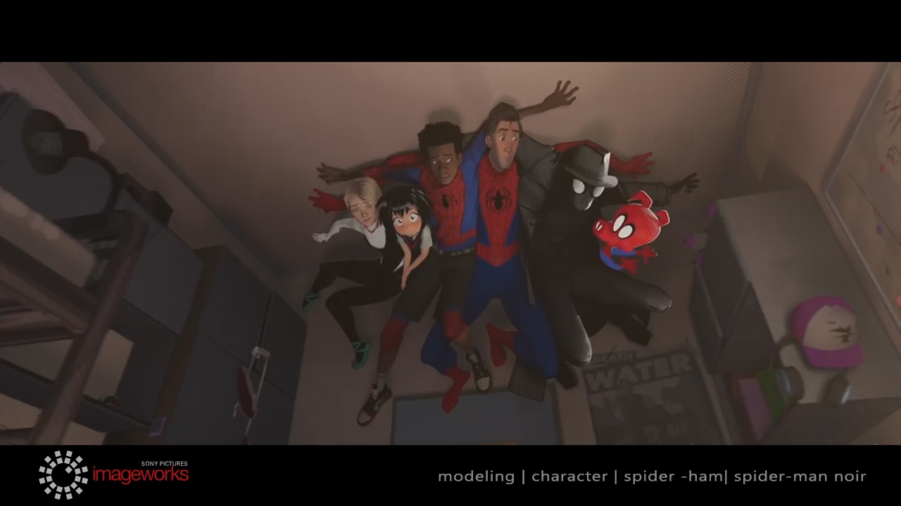 Spider-Man Noir | Spider-Ham | Model | character